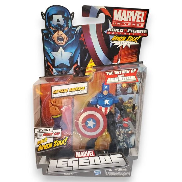 Marvel Legends Bucky Captain America 6" Figure 2011 Arnim Zola BAF NIP Hasbro - Picture 1 of 12